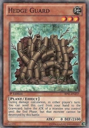 Hedge Guard (Starfoil) (BP01-EN157) - Battle Pack: Epic Dawn 1st Edition Battle Pack: Epic Dawn Yugioh Single  Squirtle Squad Card Shop.