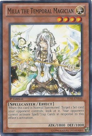 Milla the Temporal Magician (Starfoil) (BP01-EN168) - Battle Pack: Epic Dawn Unlimited Battle Pack: Epic Dawn Yugioh Single  Squirtle Squad Card Shop.
