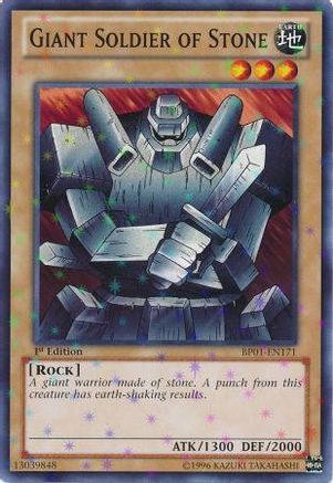 Giant Soldier of Stone (Starfoil) (BP01-EN171) - Battle Pack: Epic Dawn Unlimited Battle Pack: Epic Dawn Yugioh Single  Squirtle Squad Card Shop.