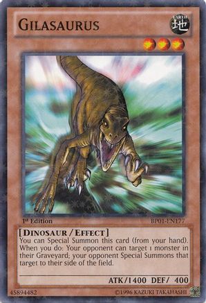 Gilasaurus (Starfoil) (BP01-EN177) - Battle Pack: Epic Dawn Unlimited Battle Pack: Epic Dawn Yugioh Single  Squirtle Squad Card Shop.