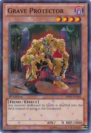 Grave Protector (Starfoil) (BP01-EN186) - Battle Pack: Epic Dawn Unlimited Battle Pack: Epic Dawn Yugioh Single  Squirtle Squad Card Shop.