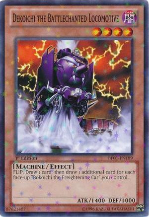 Dekoichi the Battlechanted Locomotive (Starfoil) (BP01-EN189) - Battle Pack: Epic Dawn Unlimited Battle Pack: Epic Dawn Yugioh Single  Squirtle Squad Card Shop.