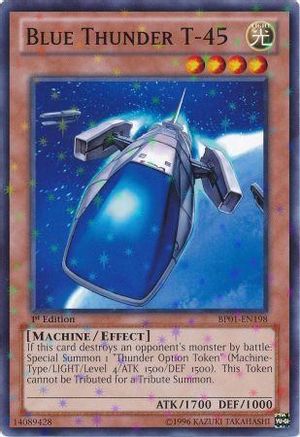 Blue Thunder T-45 (Starfoil) (BP01-EN198) - Battle Pack: Epic Dawn 1st Edition Battle Pack: Epic Dawn Yugioh Single  Squirtle Squad Card Shop.