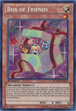 Box of Friends (NUMH-EN013) - Number Hunters 1st Edition Number Hunters Yugioh Single  Squirtle Squad Card Shop.