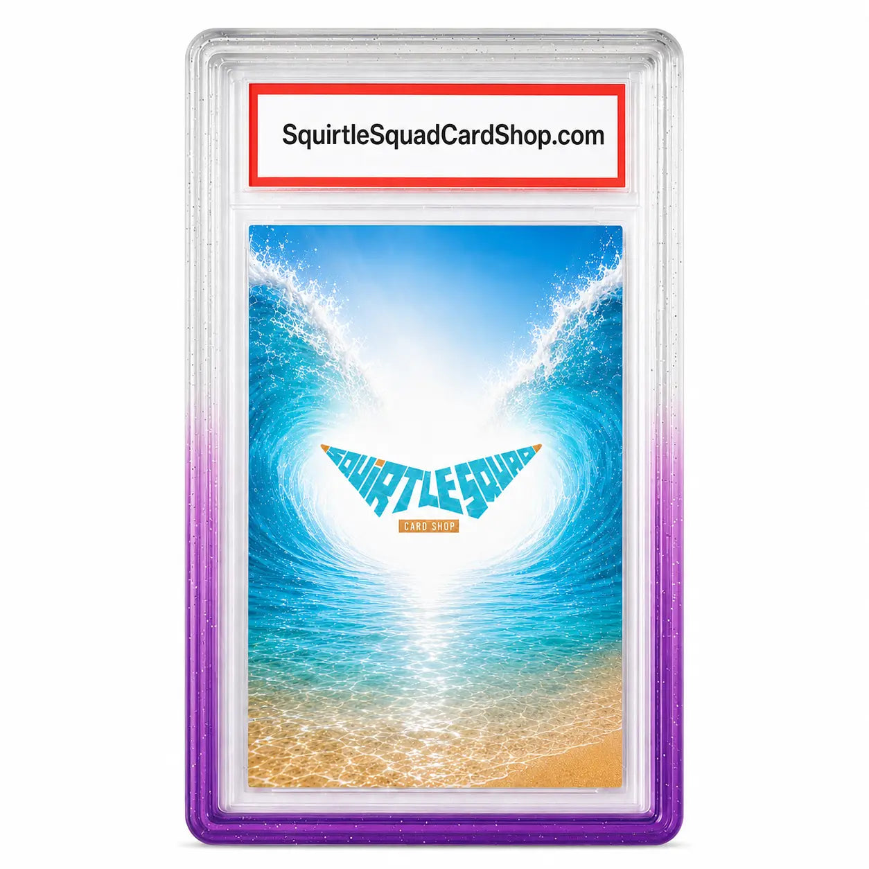 SLAB GUARDS - CLEAR / PURPLE - CLEAR RADIANT - HARD Squirtle Squad Card Shop.   Squirtle Squad Card Shop.