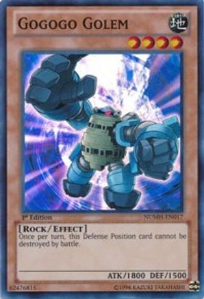 Gogogo Golem (NUMH-EN017) - Number Hunters 1st Edition Number Hunters Yugioh Single  Squirtle Squad Card Shop.
