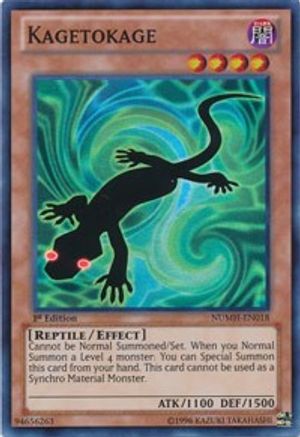 Kagetokage (NUMH-EN018) - Number Hunters Unlimited Number Hunters Yugioh Single  Squirtle Squad Card Shop.