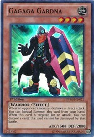 Gagaga Gardna (NUMH-EN021) - Number Hunters Unlimited Number Hunters Yugioh Single  Squirtle Squad Card Shop.