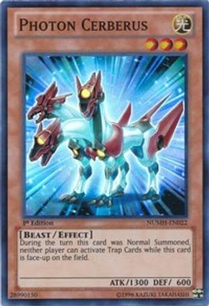 Photon Cerberus (NUMH-EN022) - Number Hunters Unlimited Number Hunters Yugioh Single  Squirtle Squad Card Shop.