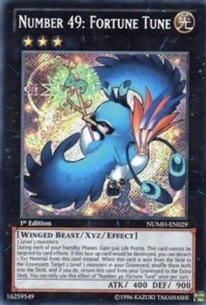 Number 49: Fortune Tune (NUMH-EN029) - Number Hunters 1st Edition Number Hunters Yugioh Single  Squirtle Squad Card Shop.