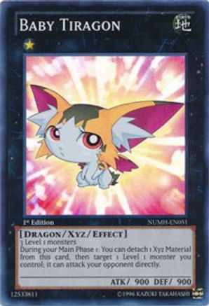 Baby Tiragon (NUMH-EN051) - Number Hunters Unlimited Number Hunters Yugioh Single  Squirtle Squad Card Shop.