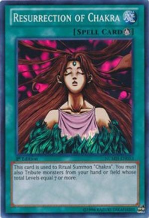 Resurrection of Chakra (NUMH-EN053) - Number Hunters Unlimited Number Hunters Yugioh Single  Squirtle Squad Card Shop.