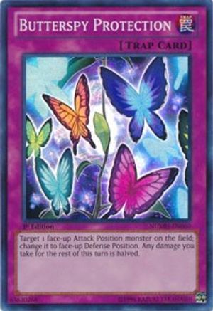 Butterspy Protection (NUMH-EN060) - Number Hunters 1st Edition Number Hunters Yugioh Single  Squirtle Squad Card Shop.