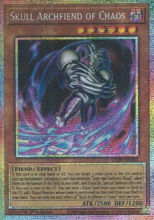 Skull Archfiend of Chaos (Starlight Rare) (CORI-EN002) - Chaos Origins 1st Edition Chaos Origins Yugioh Single  Squirtle Squad Card Shop.