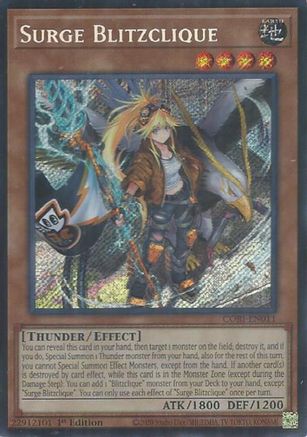 Surge Blitzclique (CORI-EN011) - Chaos Origins 1st Edition Chaos Origins Yugioh Single  Squirtle Squad Card Shop.