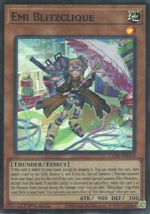 Emi Blitzclique (CORI-EN014) - Chaos Origins 1st Edition Chaos Origins Yugioh Single  Squirtle Squad Card Shop.