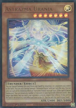 Astrazma Urania (CORI-EN023) - Chaos Origins 1st Edition Chaos Origins Yugioh Single  Squirtle Squad Card Shop.