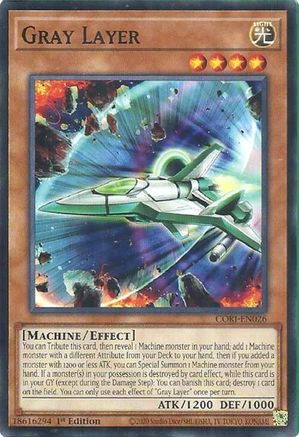 Gray Layer (CORI-EN026) - Chaos Origins 1st Edition Chaos Origins Yugioh Single  Squirtle Squad Card Shop.