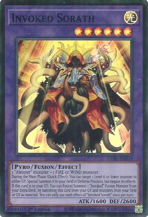 Invoked Sorath (CORI-EN030) - Chaos Origins 1st Edition Chaos Origins Yugioh Single  Squirtle Squad Card Shop.