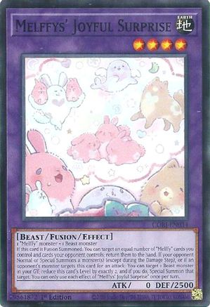 Melffys' Joyful Surprise (CORI-EN034) - Chaos Origins 1st Edition Chaos Origins Yugioh Single  Squirtle Squad Card Shop.