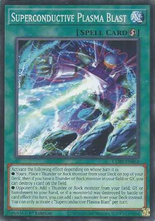 Superconductive Plasma Blast (CORI-EN063) - Chaos Origins 1st Edition Chaos Origins Yugioh Single  Squirtle Squad Card Shop.