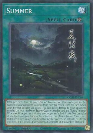 Summer (CORI-EN064) - Chaos Origins 1st Edition Chaos Origins Yugioh Single  Squirtle Squad Card Shop.