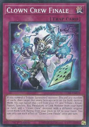 Clown Crew Finale (CORI-EN076) - Chaos Origins 1st Edition Chaos Origins Yugioh Single  Squirtle Squad Card Shop.