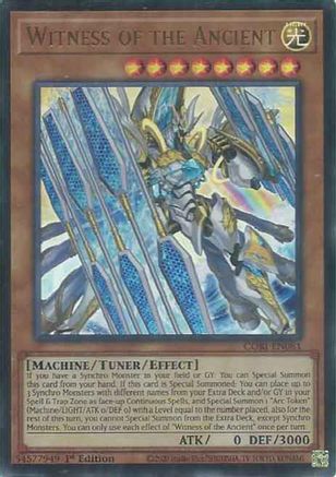 Witness of the Ancient (CORI-EN081) - Chaos Origins 1st Edition Chaos Origins Yugioh Single  Squirtle Squad Card Shop.