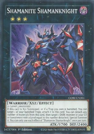 Shamanite Shamanknight (CORI-EN086) - Chaos Origins 1st Edition Chaos Origins Yugioh Single  Squirtle Squad Card Shop.