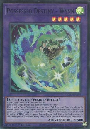 Possessed Destiny - Wynn (CORI-EN099) - Chaos Origins 1st Edition Chaos Origins Yugioh Single  Squirtle Squad Card Shop.