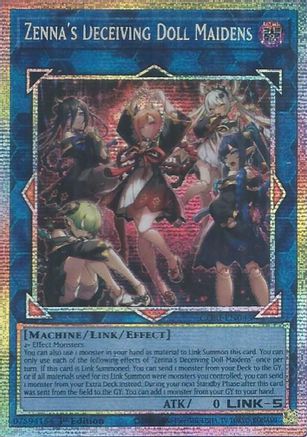 Zenna's Deceiving Doll Maidens (Starlight Rare) (CORI-EN043) - Chaos Origins 1st Edition Chaos Origins Yugioh Single  Squirtle Squad Card Shop.