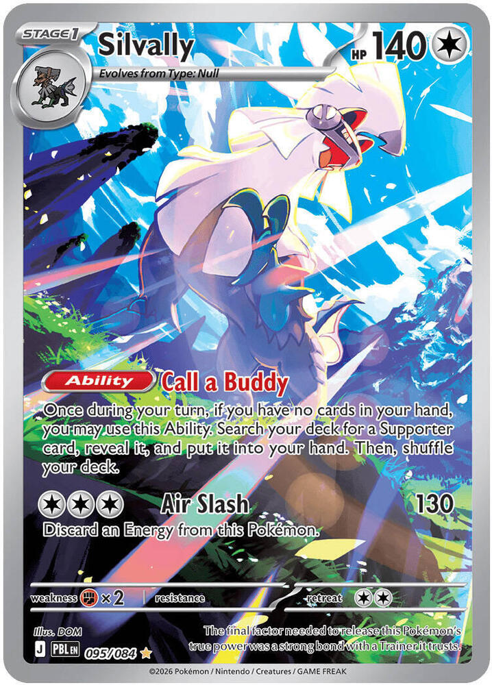 Mega Evolution - Pitch Black - Silvally 095/084 - clean card image