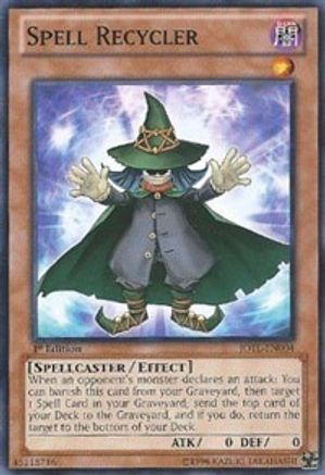 Spell Recycler (JOTL-EN004) - Judgment of the Light Unlimited Judgment of the Light Yugioh Single  Squirtle Squad Card Shop.