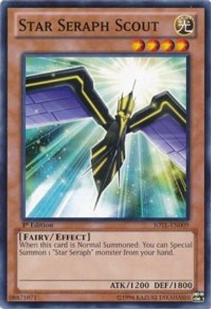 Star Seraph Scout (JOTL-EN009) - Judgment of the Light 1st Edition Judgment of the Light Yugioh Single  Squirtle Squad Card Shop.