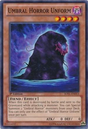 Umbral Horror Unform (JOTL-EN013) - Judgment of the Light 1st Edition Judgment of the Light Yugioh Single  Squirtle Squad Card Shop.