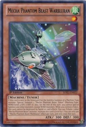 Mecha Phantom Beast Warbluran (JOTL-EN022) - Judgment of the Light Unlimited Judgment of the Light Yugioh Single  Squirtle Squad Card Shop.