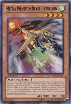 Mecha Phantom Beast Harrliard (JOTL-EN025) - Judgment of the Light 1st Edition Judgment of the Light Yugioh Single  Squirtle Squad Card Shop.