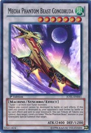 Mecha Phantom Beast Concoruda (JOTL-EN041) - Judgment of the Light 1st Edition Judgment of the Light Yugioh Single  Squirtle Squad Card Shop.