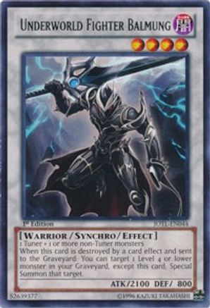 Underworld Fighter Balmung (JOTL-EN044) - Judgment of the Light Unlimited Judgment of the Light Yugioh Single  Squirtle Squad Card Shop.