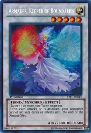 Armades, Keeper of Boundaries (JOTL-EN045) - Judgment of the Light 1st Edition Judgment of the Light Yugioh Single  Squirtle Squad Card Shop.