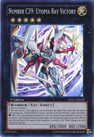 Number C39: Utopia Ray Victory (JOTL-EN048) - Judgment of the Light Unlimited Judgment of the Light Yugioh Single  Squirtle Squad Card Shop.