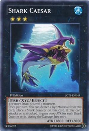 Shark Caesar (JOTL-EN049) - Judgment of the Light 1st Edition Judgment of the Light Yugioh Single  Squirtle Squad Card Shop.