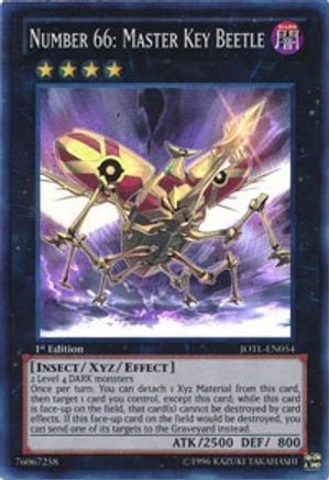 Number 66: Master Key Beetle (JOTL-EN054) - Judgment of the Light Unlimited Judgment of the Light Yugioh Single  Squirtle Squad Card Shop.
