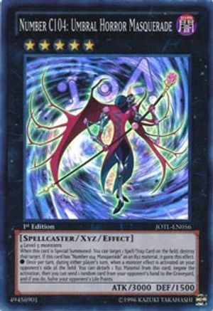 Number C104: Umbral Horror Masquerade (JOTL-EN056) - Judgment of the Light Unlimited Judgment of the Light Yugioh Single  Squirtle Squad Card Shop.