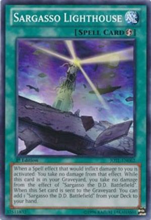 Sargasso Lighthouse (JOTL-EN062) - Judgment of the Light Unlimited Judgment of the Light Yugioh Single  Squirtle Squad Card Shop.