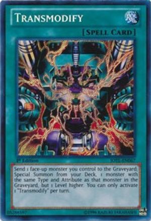 Transmodify (JOTL-EN067) - Judgment of the Light 1st Edition Judgment of the Light Yugioh Single  Squirtle Squad Card Shop.