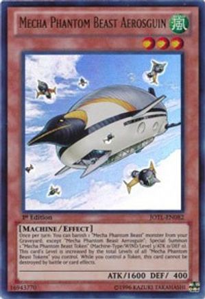 Mecha Phantom Beast Aerosguin (JOTL-EN082) - Judgment of the Light 1st Edition Judgment of the Light Yugioh Single  Squirtle Squad Card Shop.