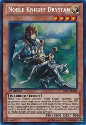 Noble Knight Drystan (JOTL-EN084) - Judgment of the Light Unlimited Judgment of the Light Yugioh Single  Squirtle Squad Card Shop.