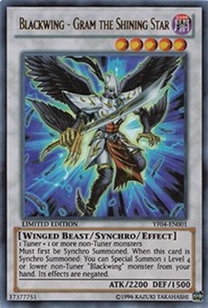 Blackwing - Gram the Shining Star (YF04-EN001) - Yu-Gi-Oh! 5D's Manga Promotional Cards Limited Yu-Gi-Oh! 5D's Manga Promotional Cards Yugioh Single  Squirtle Squad Card Shop.