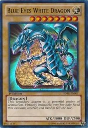 Blue-Eyes White Dragon (SDBE-EN001) - Structure Deck: Saga of Blue-Eyes White Dragon Unlimited Structure Deck: Saga of Blue-Eyes White Dragon Yugioh Single  Squirtle Squad Card Shop.